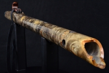 Buckeye Burl Native American Flute, Minor, Mid A-4, #F2B